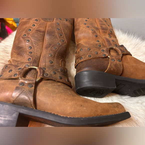Lotus leather cowboy boots - Picture 10 of 15